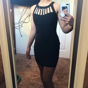 Cute and Simple Black Homecoming Dress